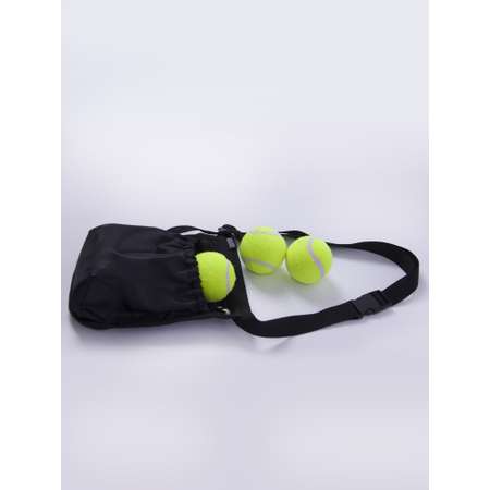 Поясная сумка Belon familia для теннисных мячей/ цвет черный
