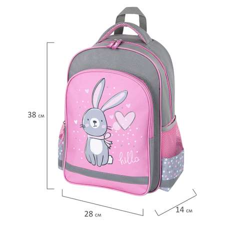 Рюкзак Пифагор школьный для девочки Adorable bunny