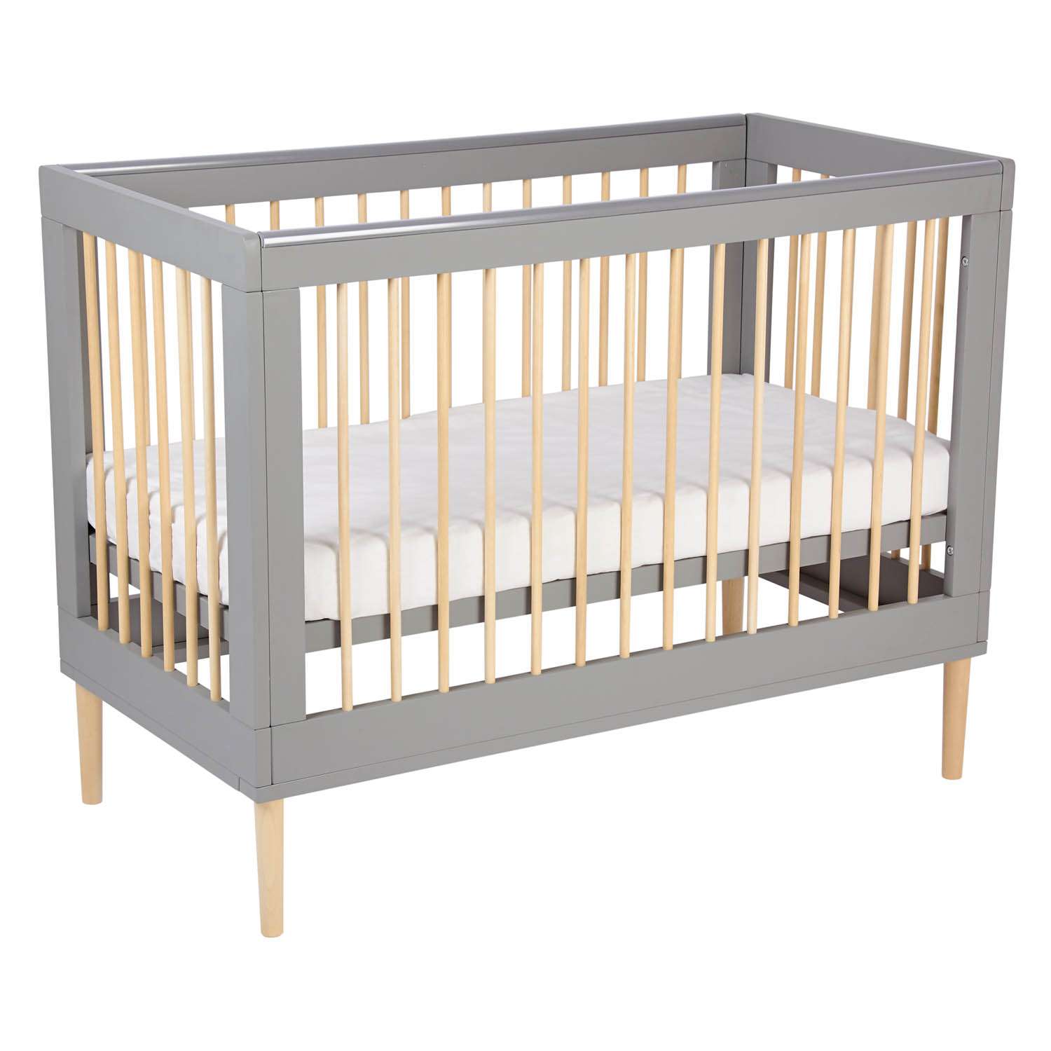 Кровать детская Polini kids Simple 360 Серый-Натуральный - фото 6