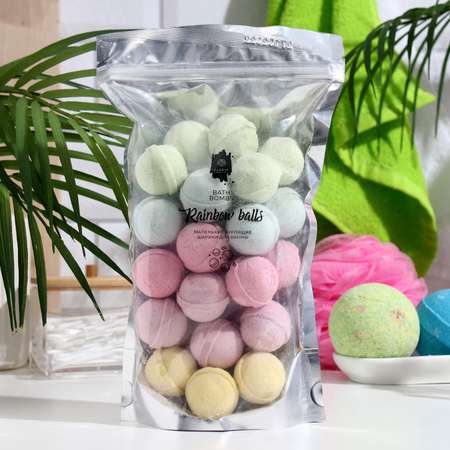 Бомбочки Fabrik Cosmetology для ванны Rainbow balls новогодние 470 г