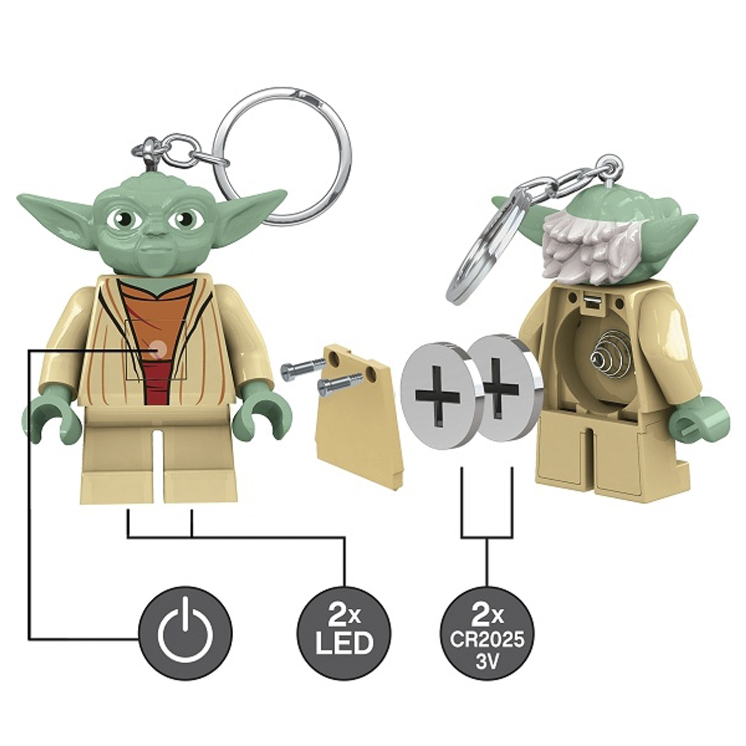 Брелок LEGO Yoda - фото 5