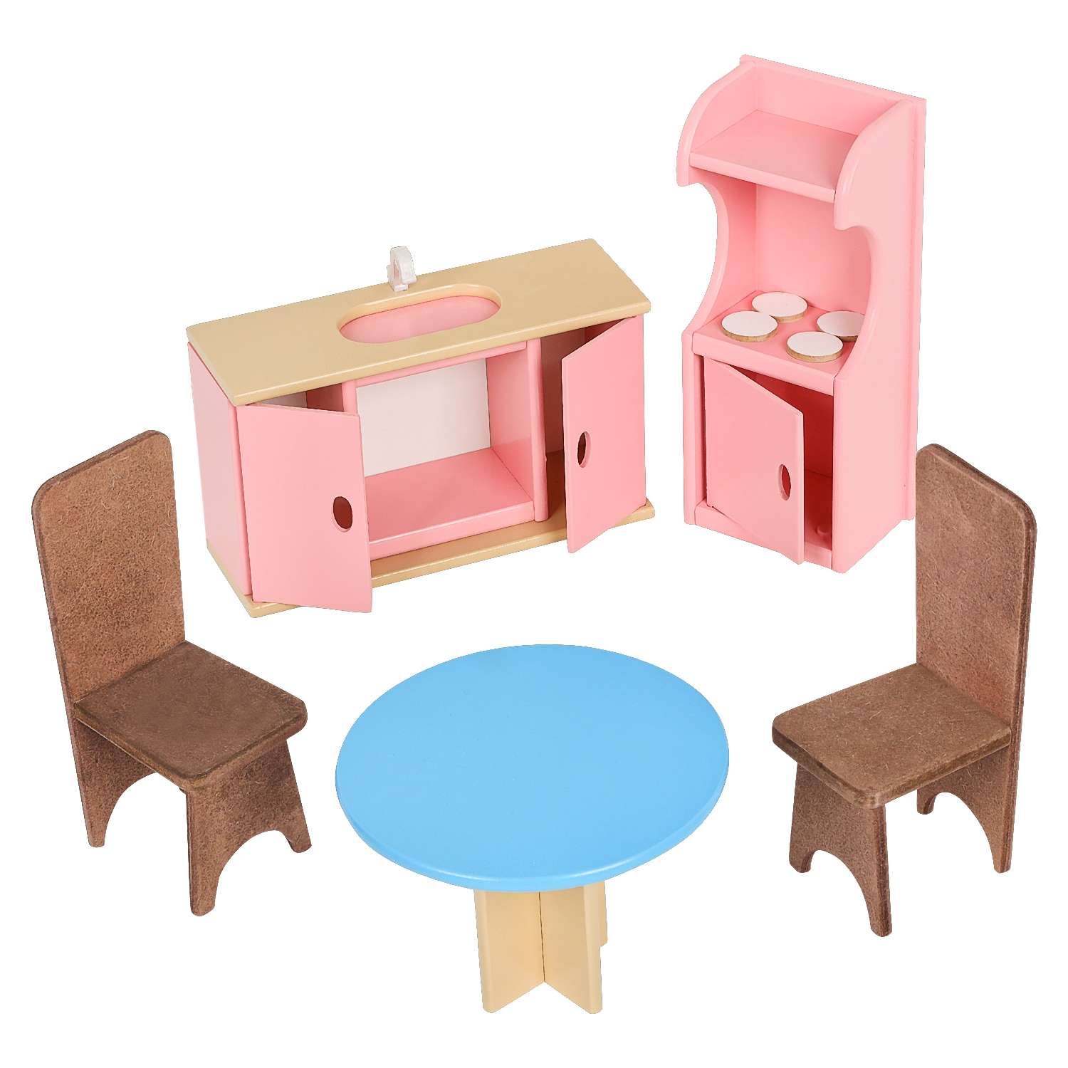 Кукольный домик Paremo Шарм с мебелью 16 предметов PD315-02 - фото 13