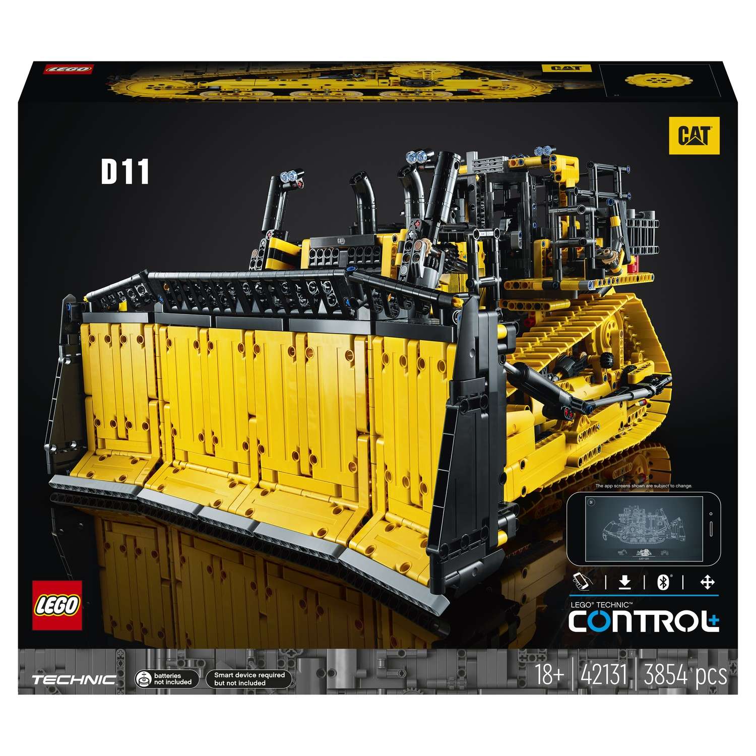 Конструктор LEGO Technic Бульдозер Cat D11T 42131 - фото 2