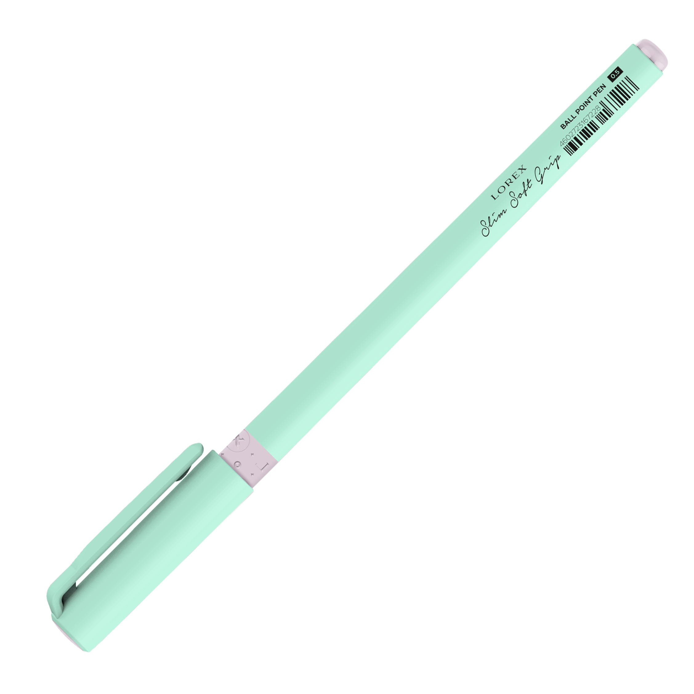 Ручка шариковая Lorex Pastel Slim Soft Grip синий 0.5мм ultra-soft touch в ассортименте LXOPSSG-PS5 - фото 3