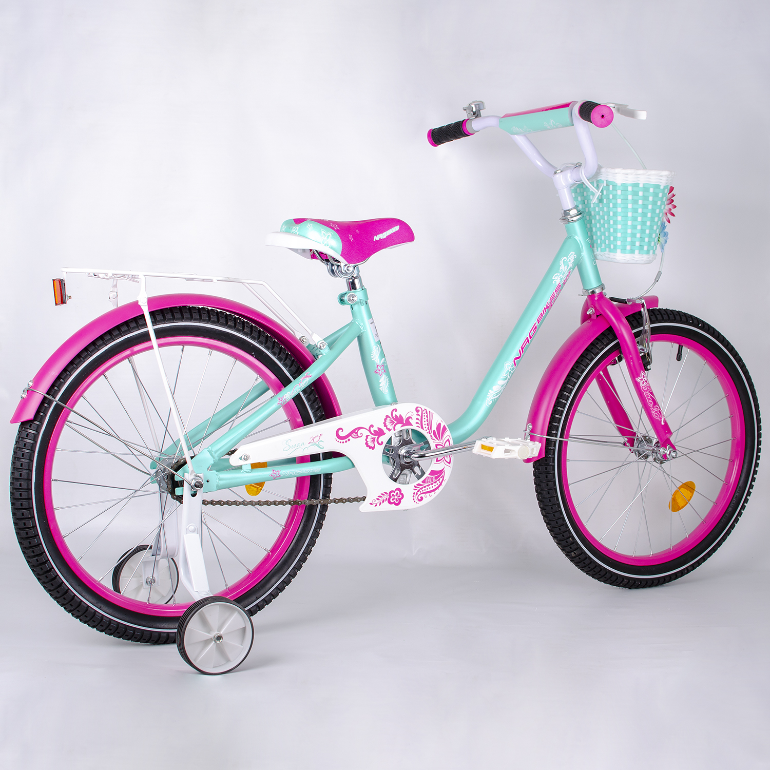 Велосипед NRG BIKES SWAN 20 mint-pink - фото 5