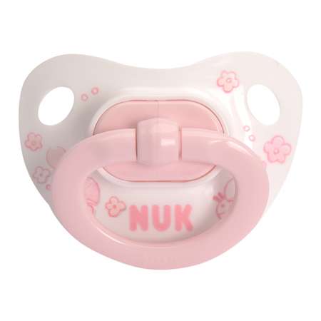 Пустышка для сна Nuk Baby Rose с кольцом (силикон) размер 1 (с рождения)