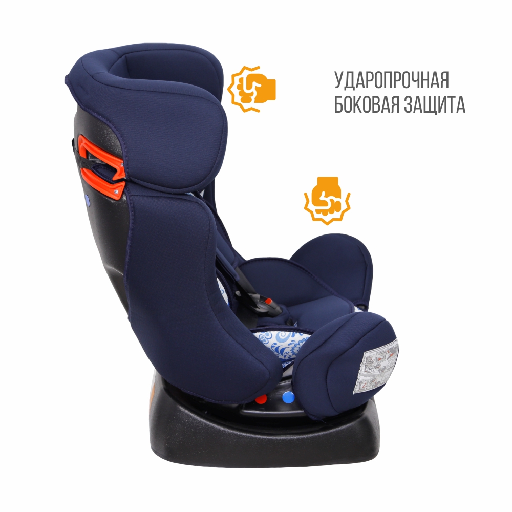 Автомобильное кресло ZLATEK УУД Zlatek Флагман Lux гр.0+/I/II этно - фото 8
