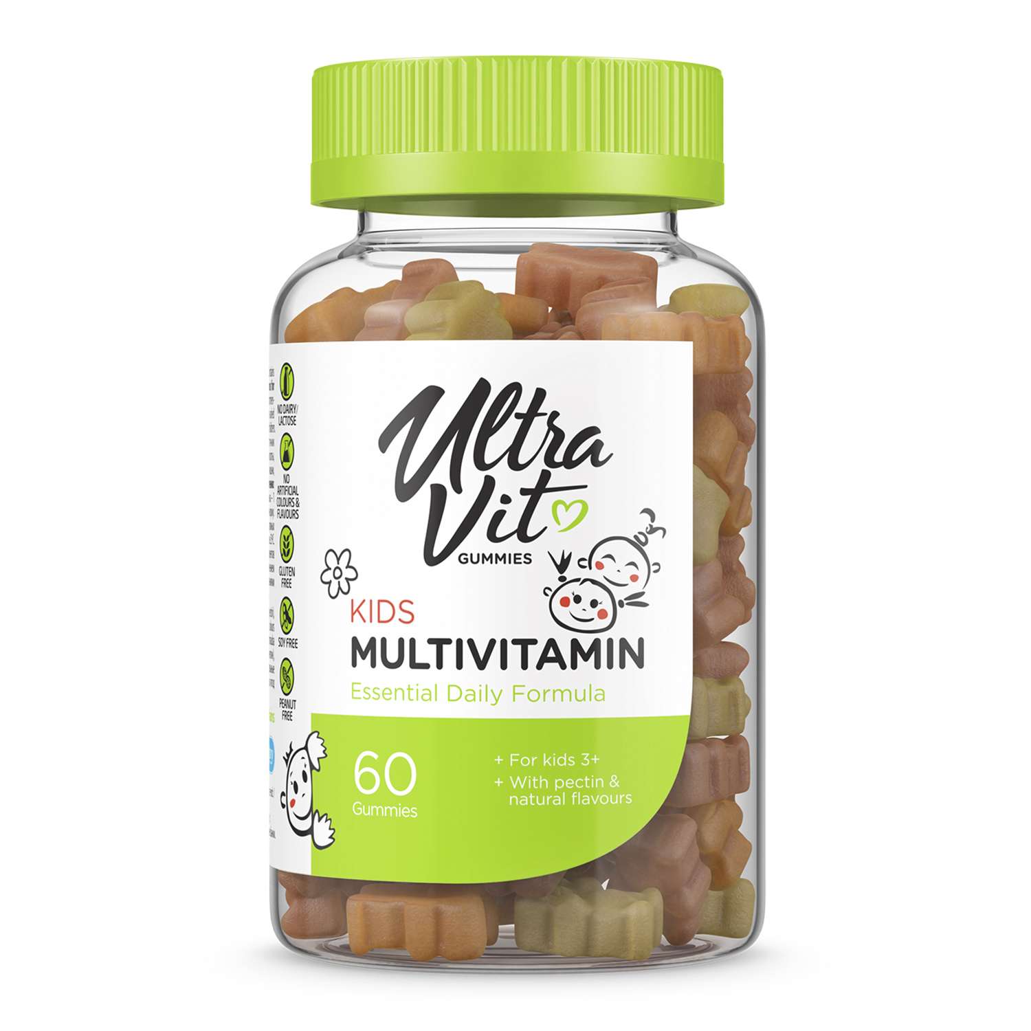 Комплекс витаминов ULTRAVIT Gummies Kids 60таблеток - фото 1