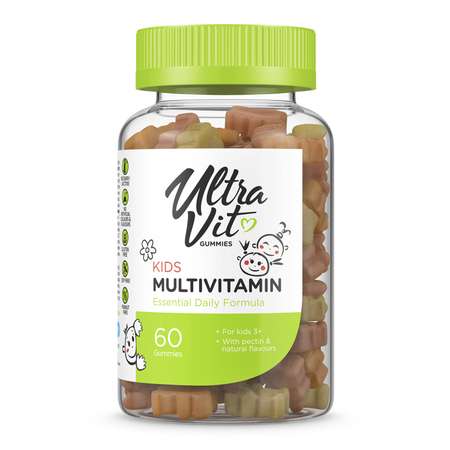 Комплекс витаминов ULTRAVIT Gummies Kids 60таблеток
