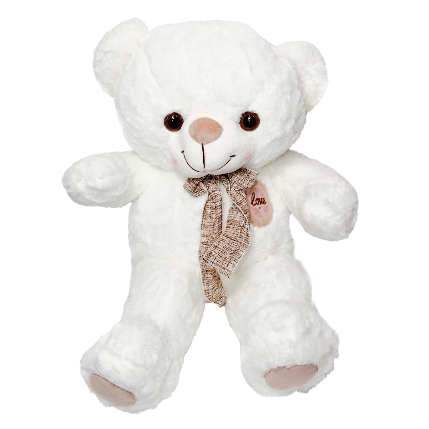 Мягкая игрушка Tesler Market Плюшевый медведь 70 см коричневый - фото 1