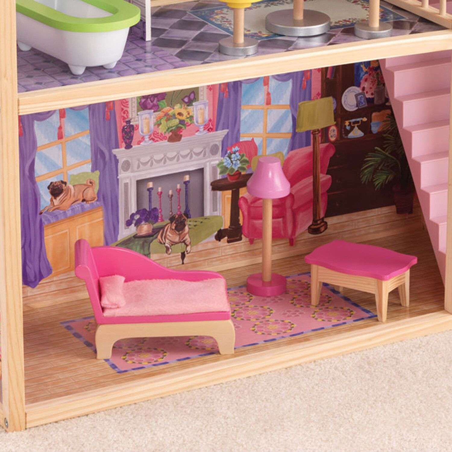 Кукольный домик KidKraft Кайла с мебелью 10 предметов 65092_KE 65092_KE - фото 8
