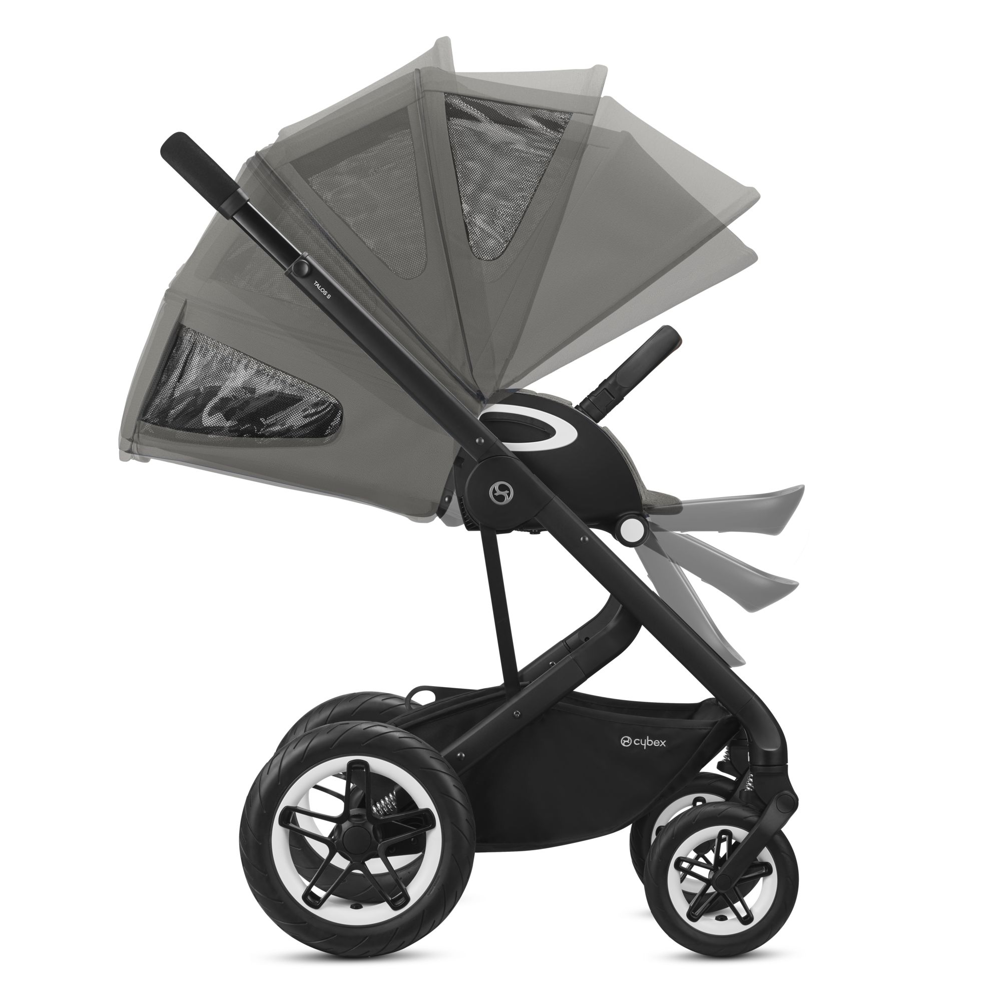 Коляска 3в1 Cybex Talos S Lux BLK Soho Grey - фото 8