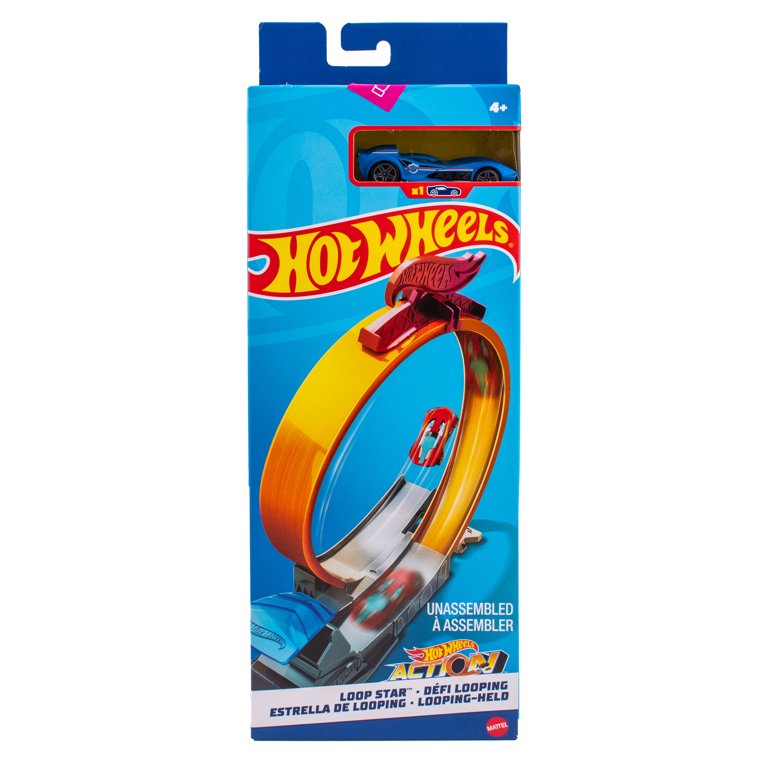 Игровой набор Mattel Огненный прыжок Hot Wheels Мертвая петля FWM85(FWM88) - фото 1