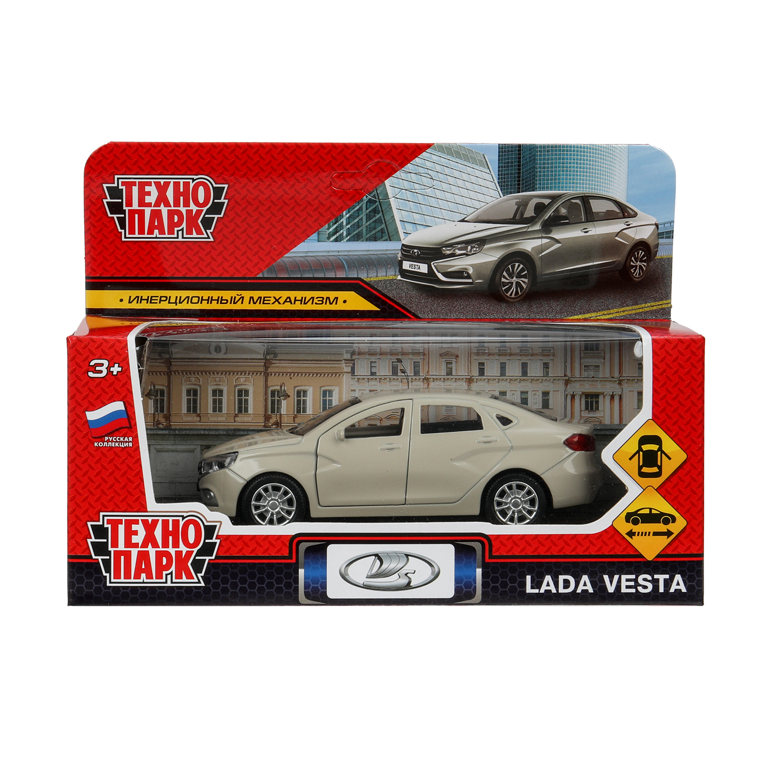 Автомобиль Технопарк LADA Vesta бежевый 392075 - фото 1