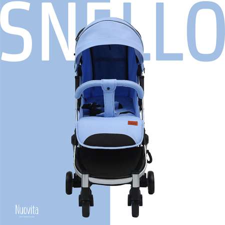 Коляска прогулочная Nuovita Snello Celeste