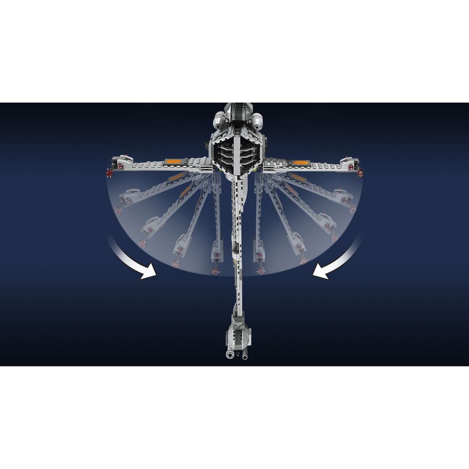 Конструктор LEGO Star Wars Истребитель B-Wing блочный - фото 8