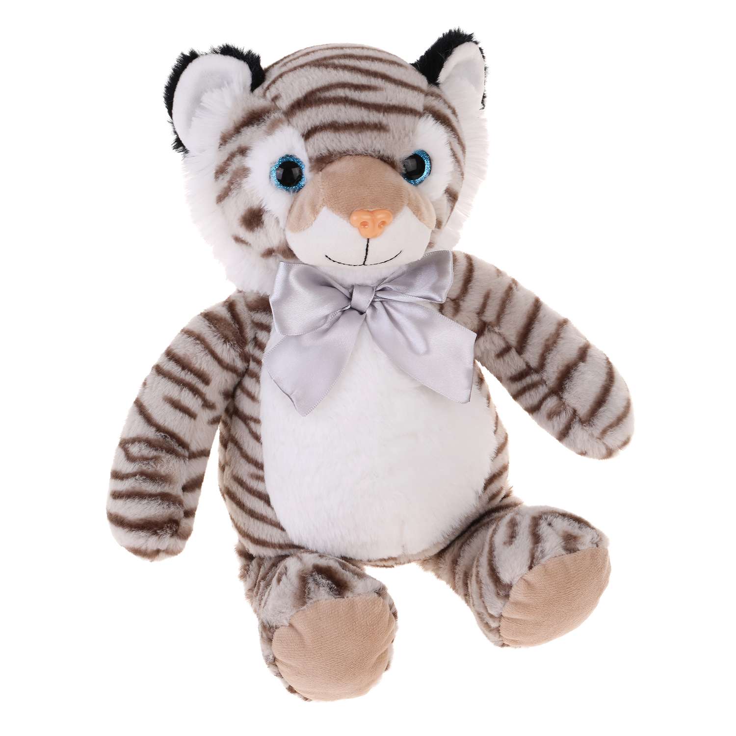 Мягкая игрушка Fluffy Family Тигр 30 см с бантиком - фото 2