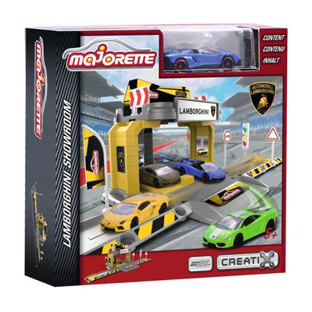 Парковка Majorette Creatix Lamborghini базовая+машинка 2050003