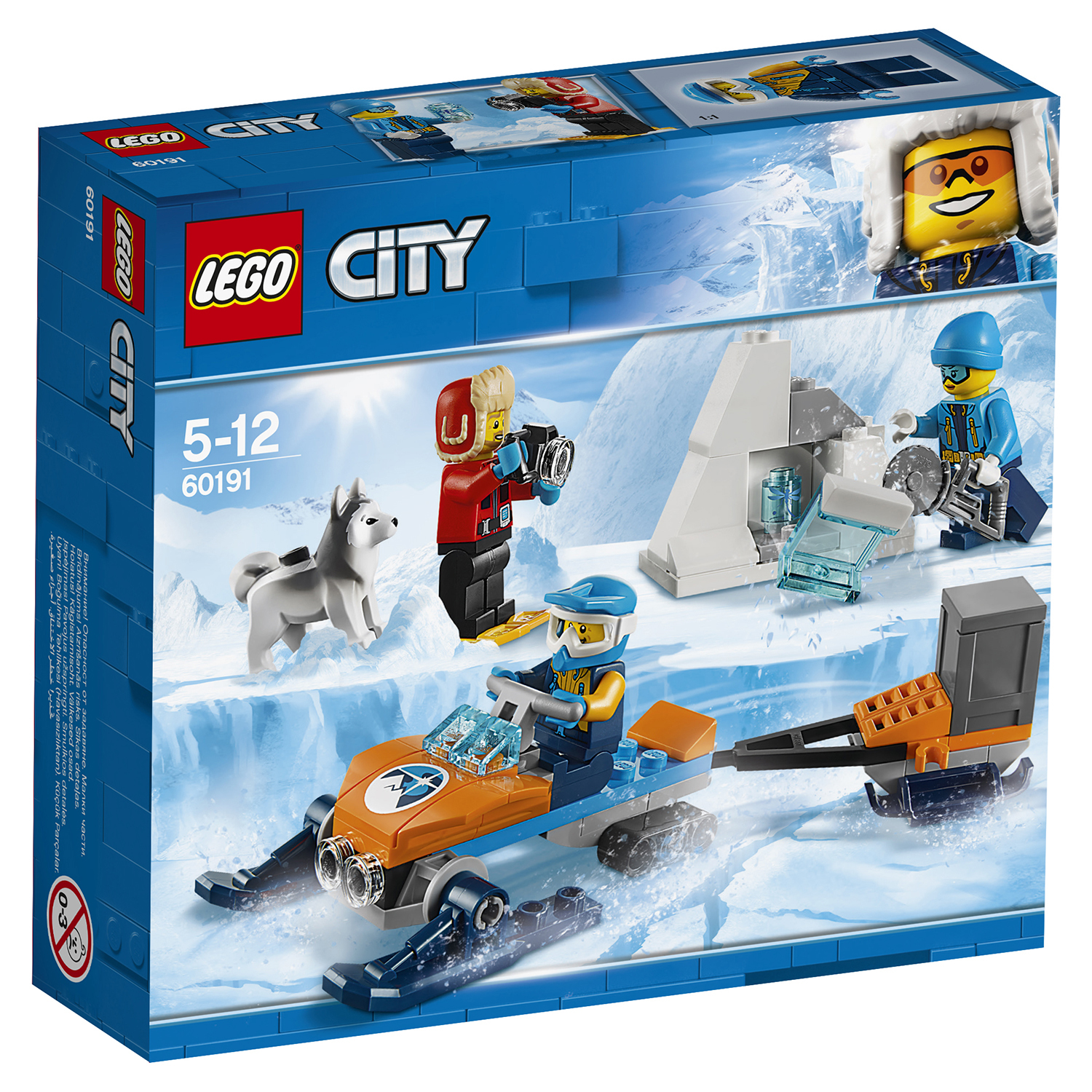 Конструктор LEGO City Arctic Expedition Полярные исследователи 60191 купить  по цене 9 ₽ в интернет-магазине Детский мир