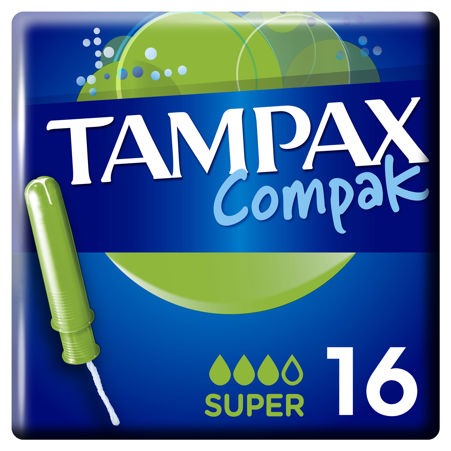 Тампоны Discreet Tampax Compak Super Duo 16шт - фото 1
