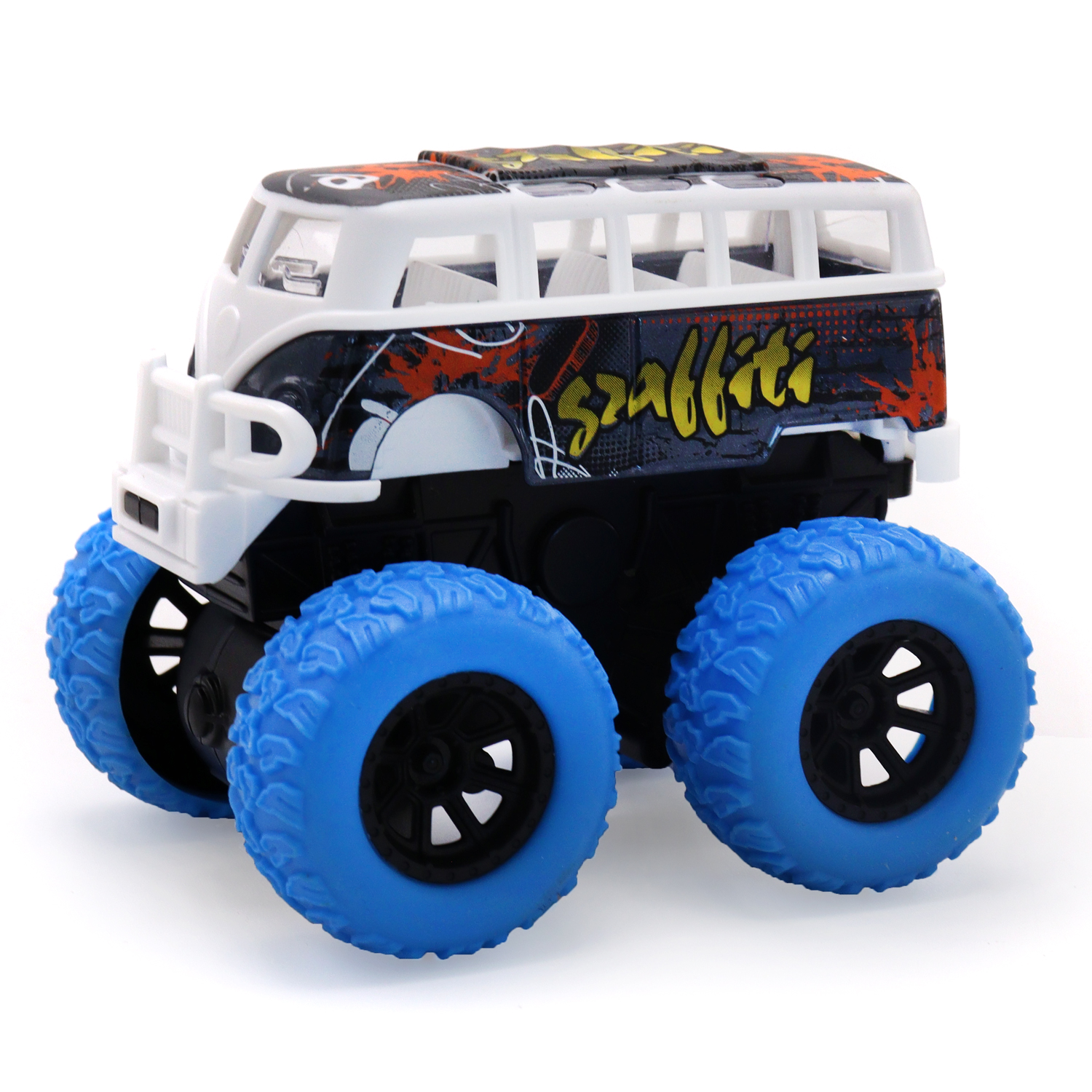 Автобус Funky Toys инерционный голубой FT8484-2 - фото 1