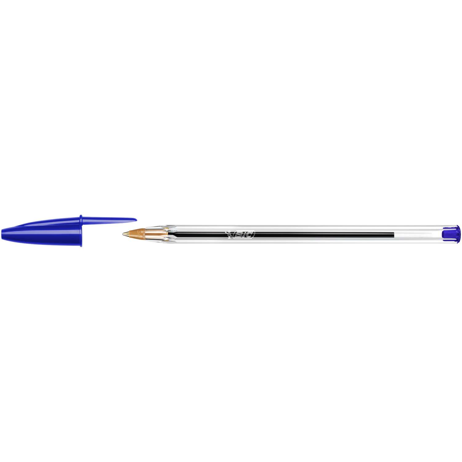 Ручка 4шт BIC Кристал синяя - фото 4