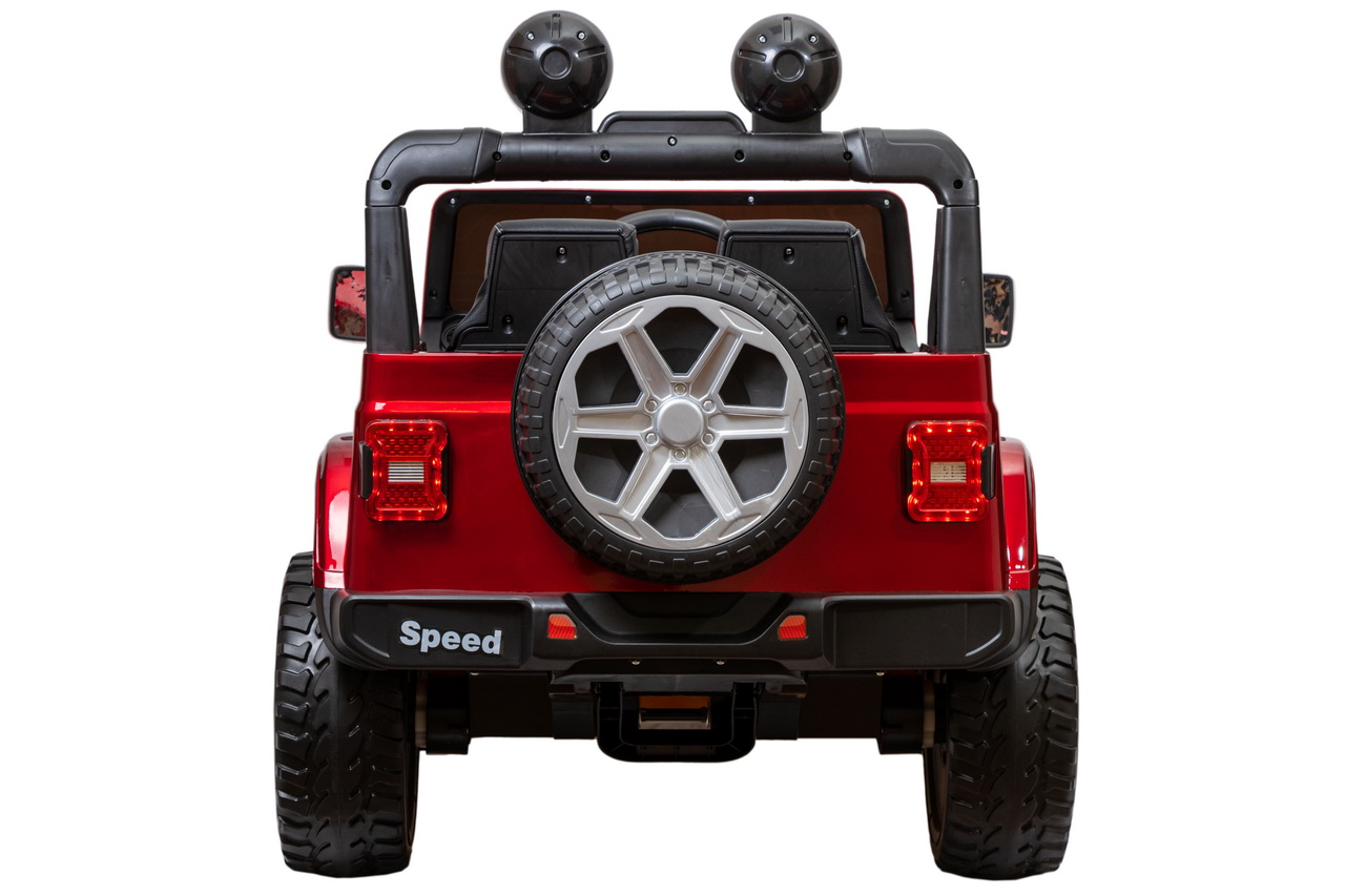 Электромобиль TOYLAND Джип Jeep Rubicon 5016 красный - фото 5