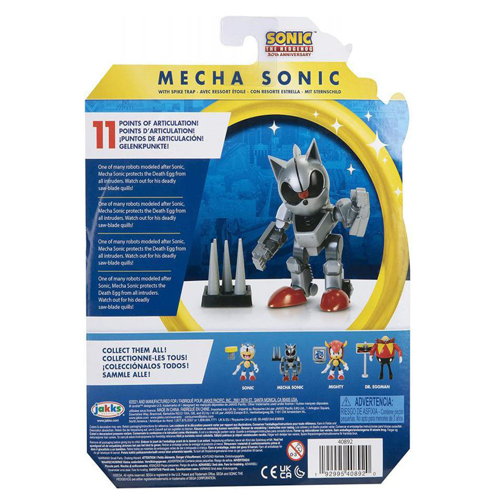 Фигурка Jakks Pacific Соник Металлизированный - фото 4