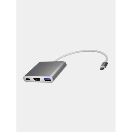 USB-концентратор QUIVIRA Портативный HUB 3 в 1 C на 4K HDMI - 3.0 - Type-С