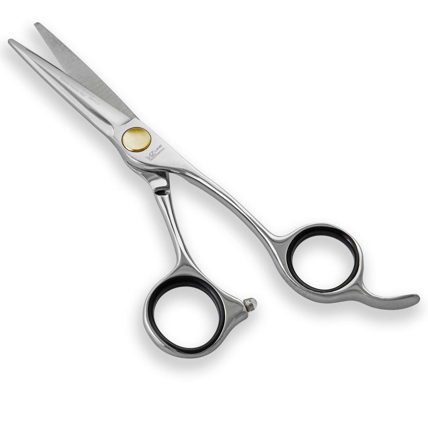 Ножницы Mertz парикмахерские изогнутые Professional line Ручная сборка - фото 1