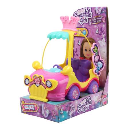 Машина для мини кукол Sparkle Girlz Хрюшка 75228