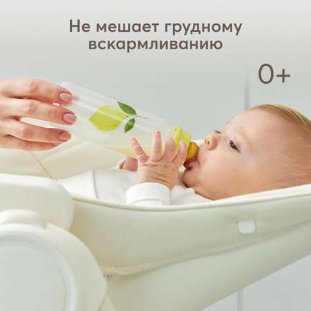 Антиколиковая бутылочка Happy Baby с латексной соской c медленным потоком 250 мл