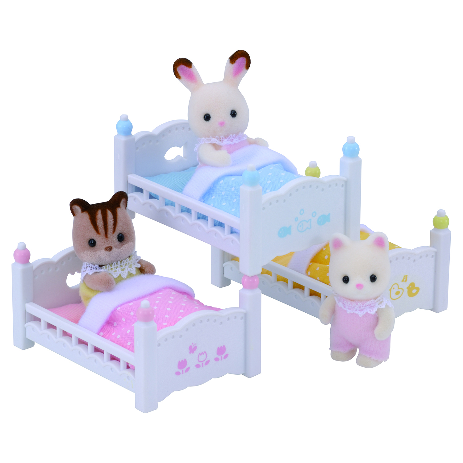 Набор Sylvanian Families 3 ярусная кровать 2919/4448 - фото 7