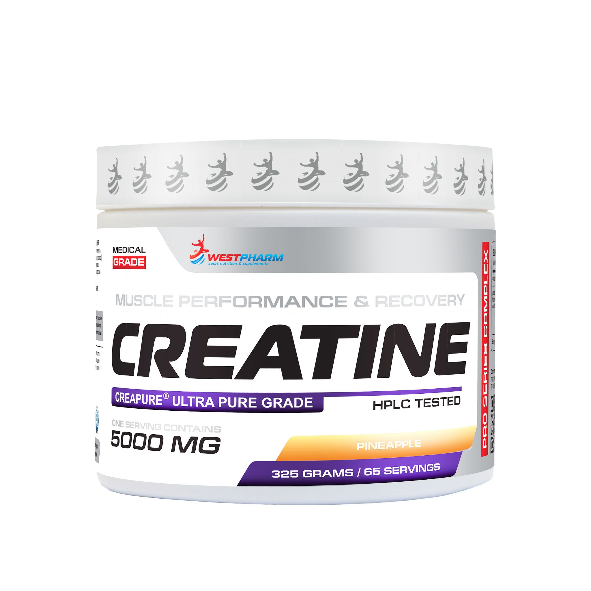 Креатин WESTPHARM Creatine порошок со вкусом Ананаса 325 гр 65 порций - фото 1