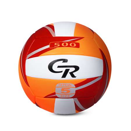 Мяч волейбольный ДЖАМБО 500 размер 5 машинная сшивка оранжевый