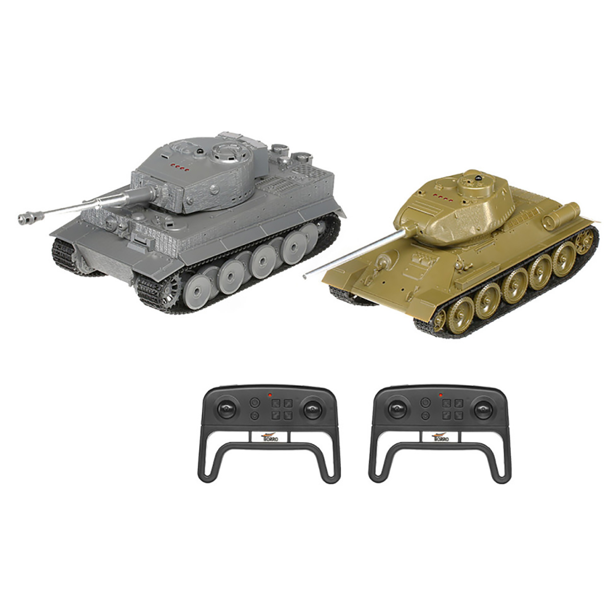 Танковый бой Heng Long Tiger I и T-34/85 1:30 - 15101-CA купить по цене  8090 ₽ в интернет-магазине Детский мир