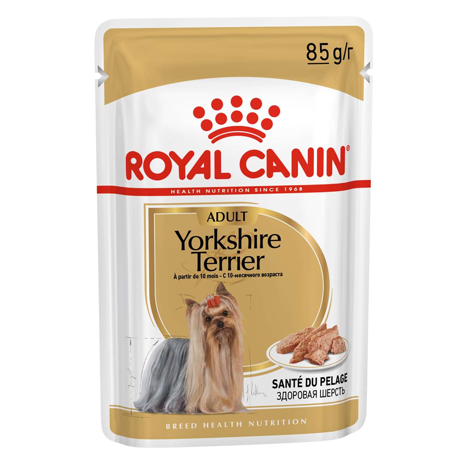 Корм для собак ROYAL CANIN породы йоркширский терьер консервированный 85г - фото 1