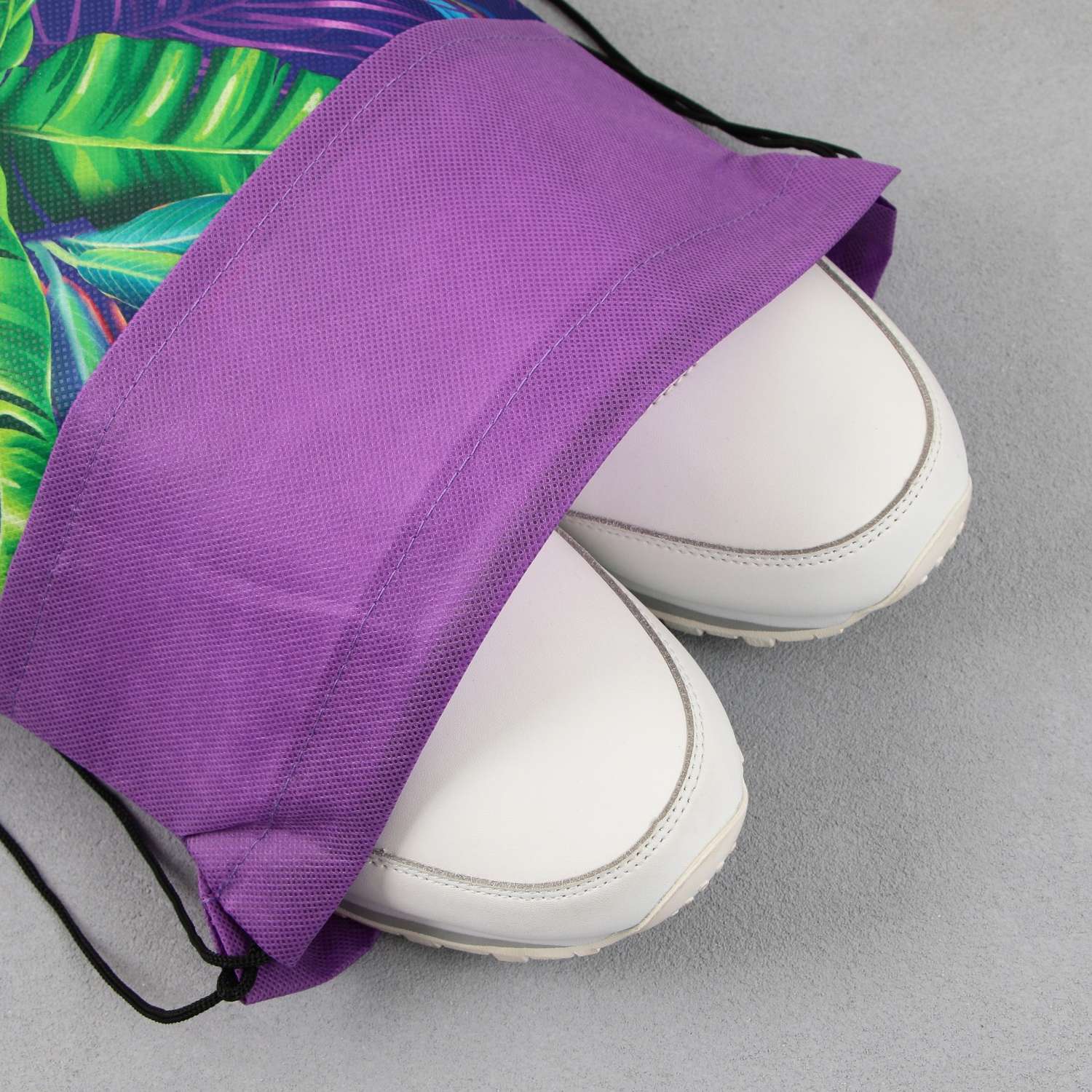 Сумка ArtFox STUDY для обуви «Яркие тропики» нетканное полотно размер 41х31 см - фото 5