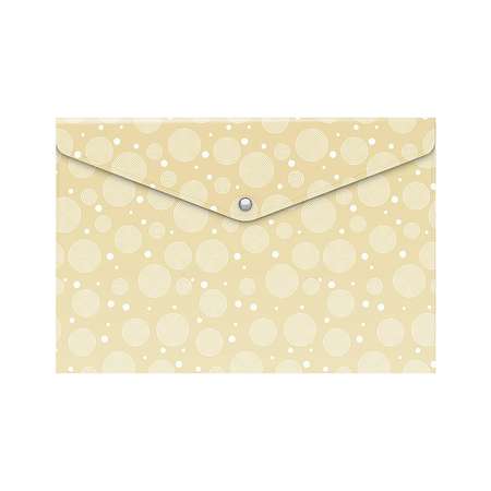 Папка-конверт ErichKrause Pastel Dots на кнопке A4 в ассортименте 53292