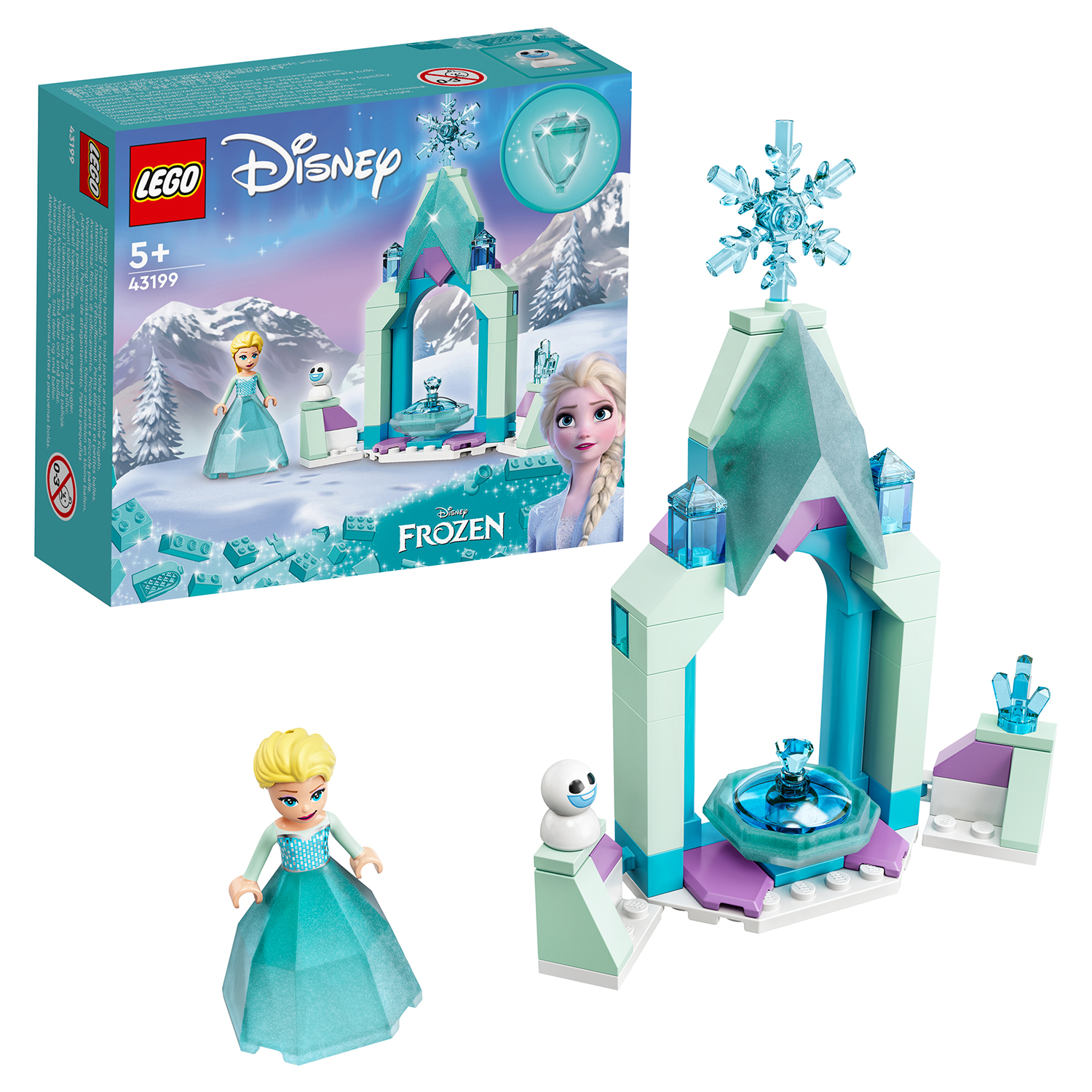 Конструктор LEGO Disney Princess Двор замка Эльзы 43199 - фото 1