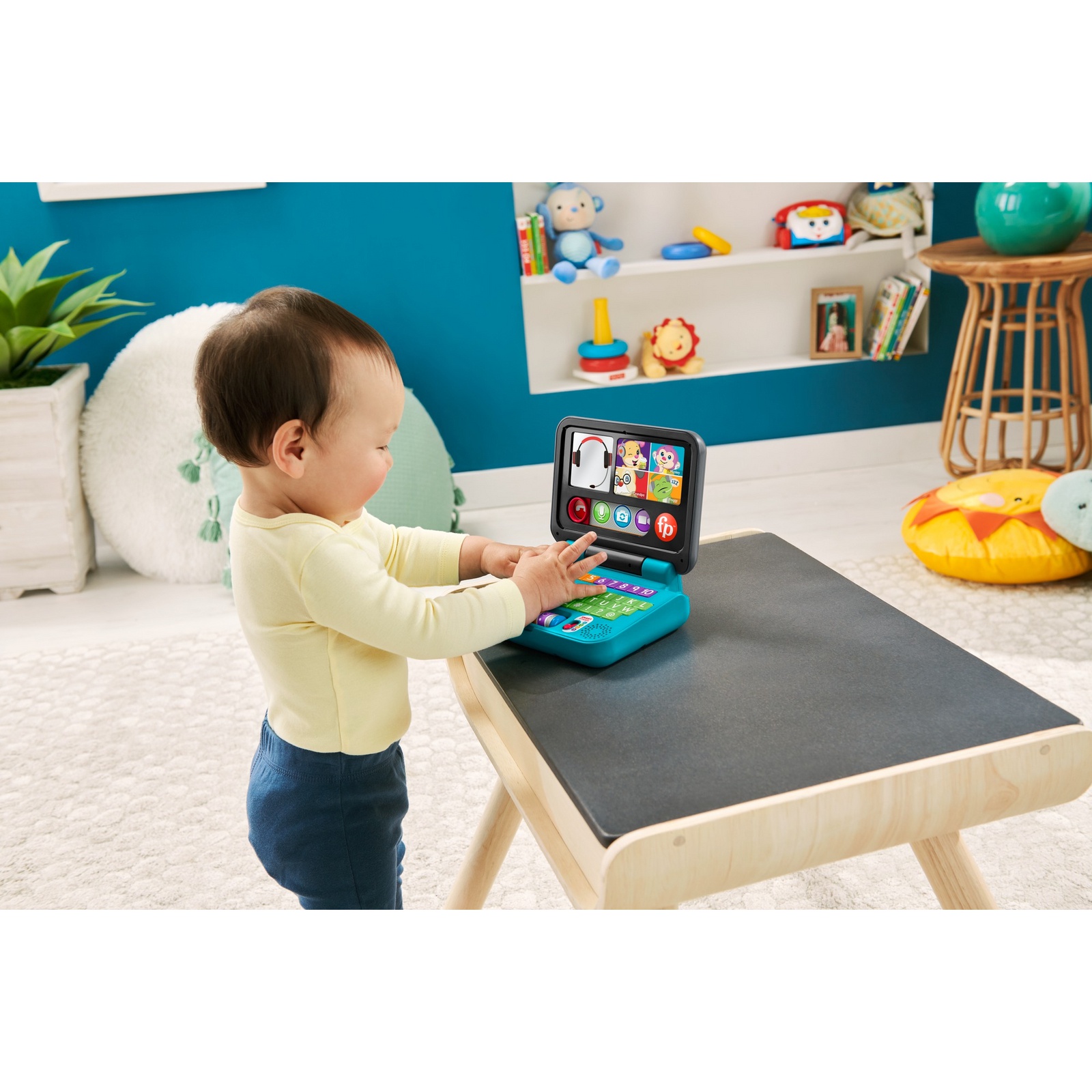 Игрушка Fisher Price Смейся и учись Ноутбук для малыша HHH06 - фото 16