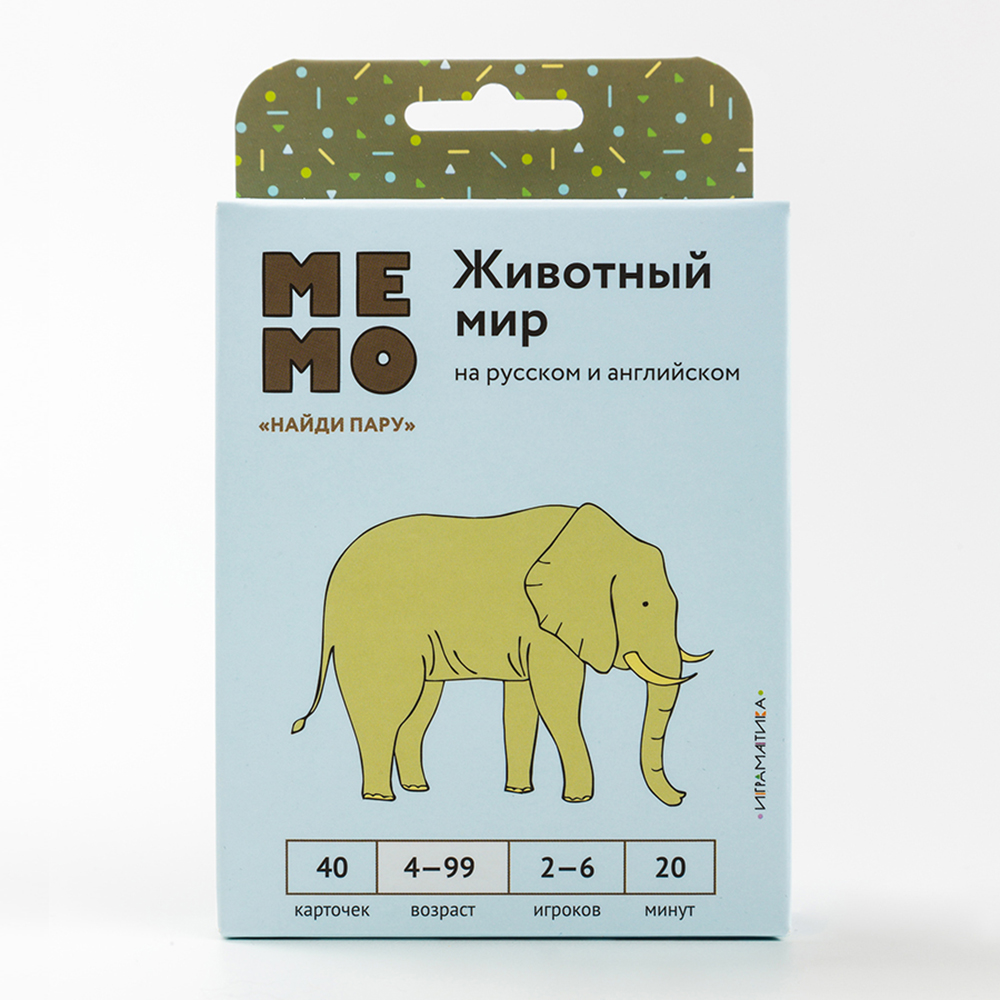 Настольная игра Играматика Мемо Животный мир - фото 1