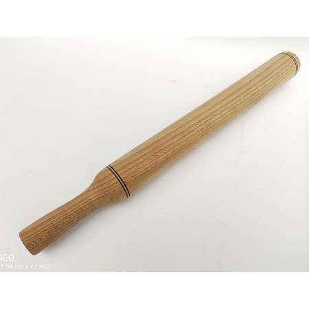 Скалка деревянная Хозяюшка большая длинная из массива бука 430 мм
