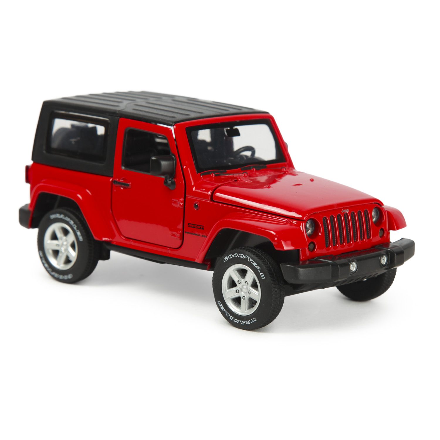 Автомобиль Mobicaro Jeep Jeep Wrangler 1:32 красный 68331 - фото 1