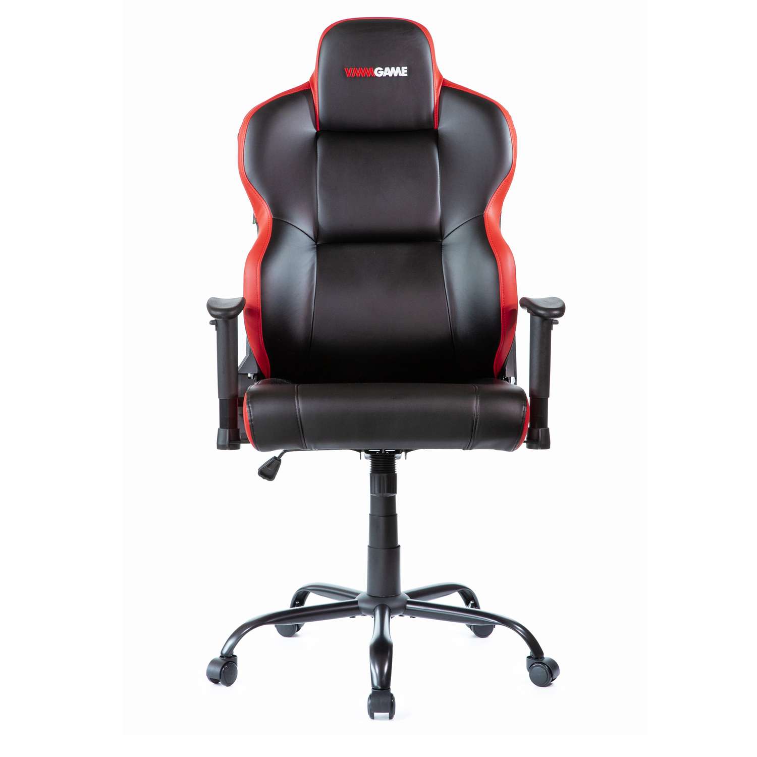 Кресло компьютерное VMMGAME UNIT UPGRADE с регулируемой спинкой кожа Черно - красный - фото 2