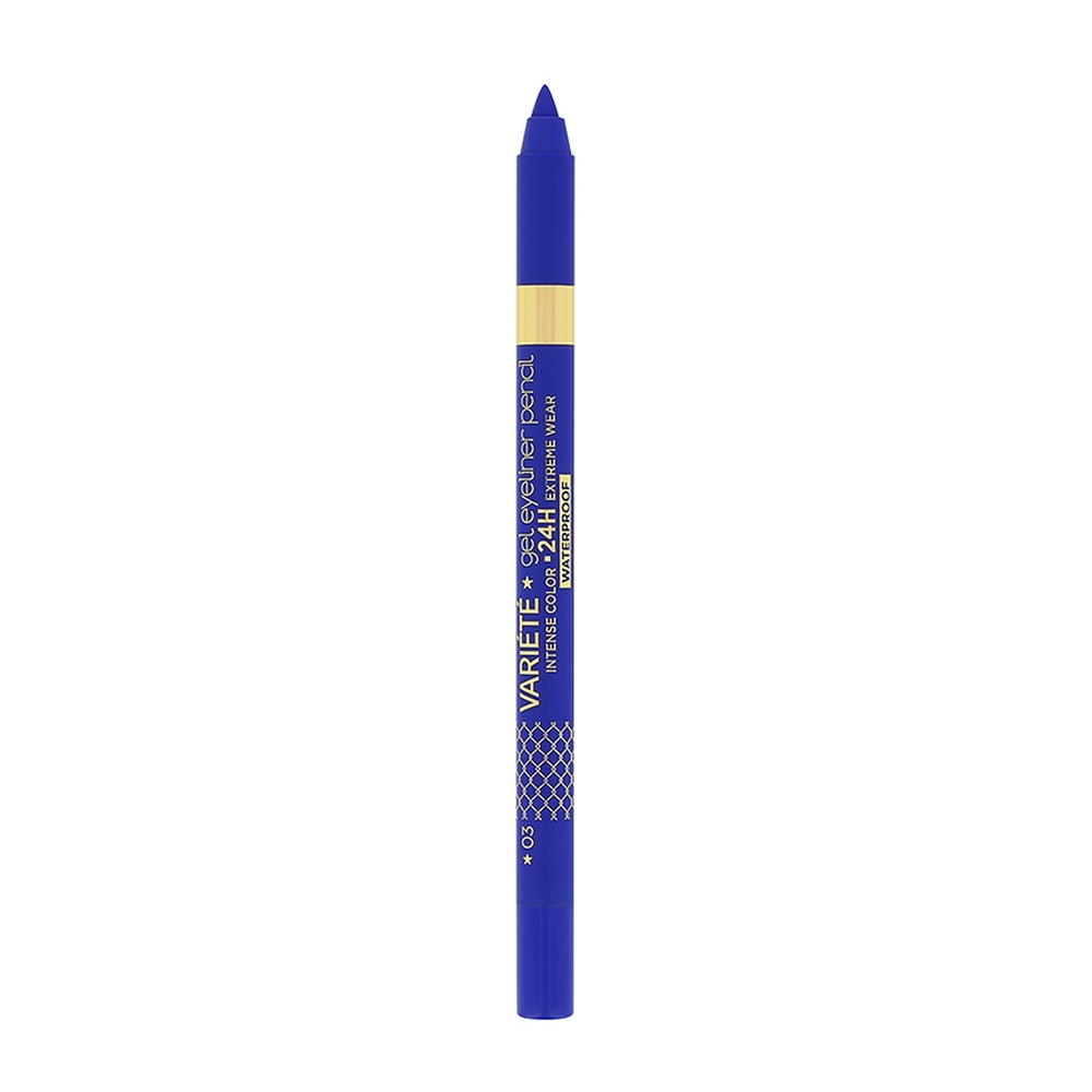 Карандаш для глаз EVELINE Variete gel eye liner тон 03 blue купить по цене  484 ₽ в интернет-магазине Детский мир