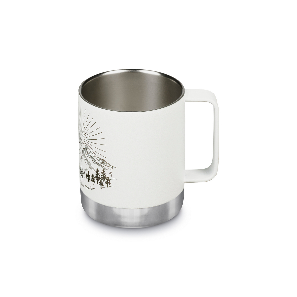 Термокружка Klean Kanteen Camp Mug 12oz Mountain White 355 мл - фото 5