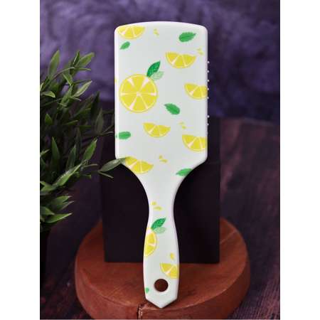 Расческа iLikeGift Granite lemon green