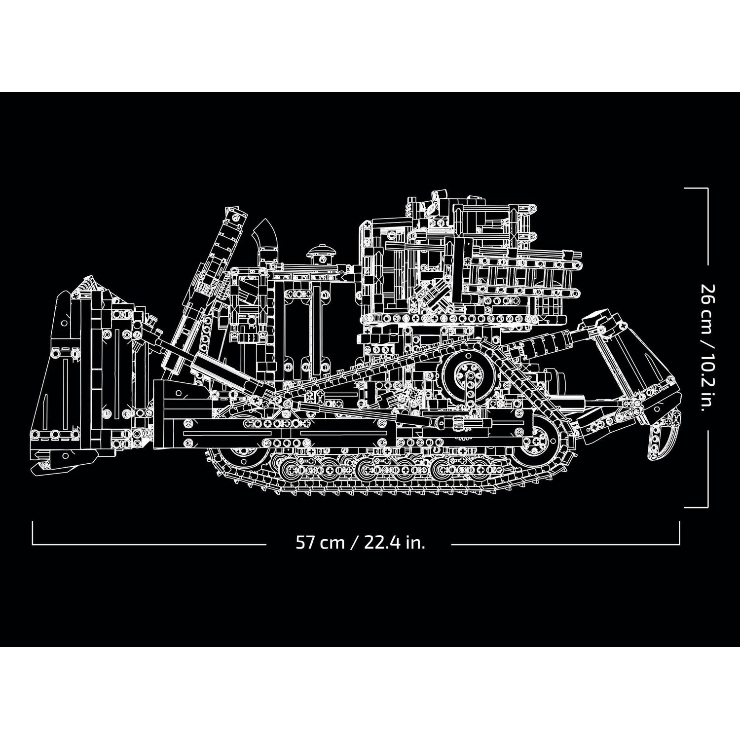 Конструктор LEGO Technic Бульдозер 42131 - фото 7