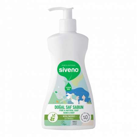 Жидкое мыло Siveno натуральное с оливковым маслом для рук и тела 300 мл